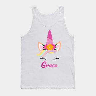 Name grace unicorn Tank Top